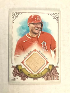 MIKE TROUT - 2021 Topps Allen & Ginter Full Size Relic - Angels #AGA-MT - Picture 1 of 2