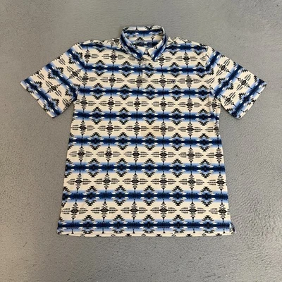 Polo Ariat Tek para hombre talla grande azteca manga corta Foto 1 de 4