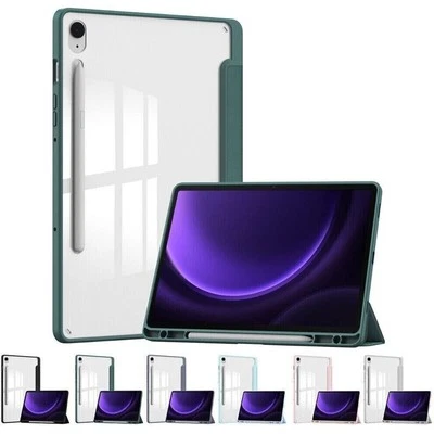 For Samsung Galaxy Tab A8 A9 S9 S10 + FE Plus Shockproof Back Clear Case Cover - Image 1 of 4