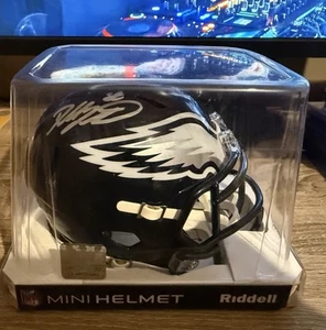 Dallas Goedert Philadelphia Eagles Signed Mini Helmet (Fanatics) - Picture 1 of 3