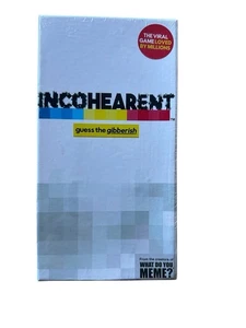 New Sealed Incohearent Incoherent Adult Party Game Guess the Gibberish Ages 17+ - Picture 1 of 4