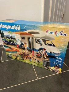 9318 Playmobil Family Fun Camping Adventure 137 pc Play Set New - Picture 1 of 9
