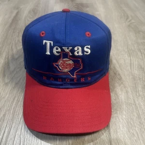 Vintage 90s Texas Rangers Split Bar Twins Enterprises Snapback Cap Mütze - Bild 1 von 6