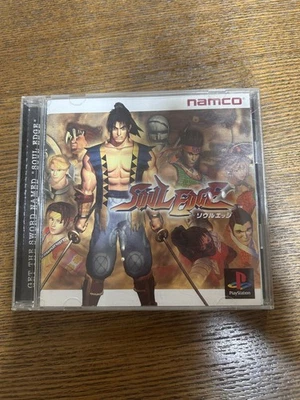 Soul Edge Blade Sony PlayStation PS1 Japan Import NTSC-J Namco Original Fighting - Image 1 of 4