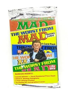 Lime Rock 1992 The Worst Of Mad Trading Card Pack - Picture 1 of 2