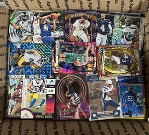 Medium Flat Rate Box of Cards Mixed Years/Mixed Sports - Variety B16 - 6 Rows! - Picture 1 of 1