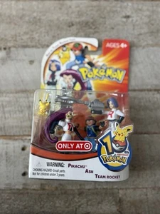 Pokemon 10th Anniversary Ash VS Team Rocket Pack Ziel Figuren. - Bild 1 von 8