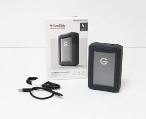 SanDisk G-DRIVE ArmorATD 4TB External USB-C Portable Hard Drive - Picture 1 of 5