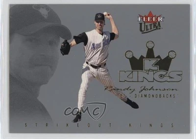 2004 Fleer Ultra Strikeout Kings Gold Medallion /50 Randy Johnson #1SK HOF - Image 1 of 2
