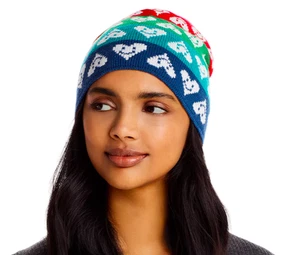 Gorro corazón multicolor AQUA x Kerri Rosenthal NUEVO AQ13467 - Imagen 1 de 5