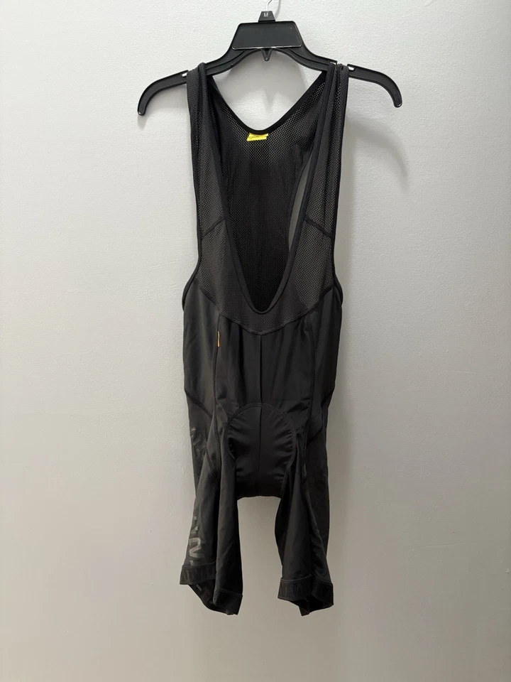 Mavic Bib Shorts Men's Size Large Black Ergo3Dinsert Padded - Image 1 of 4