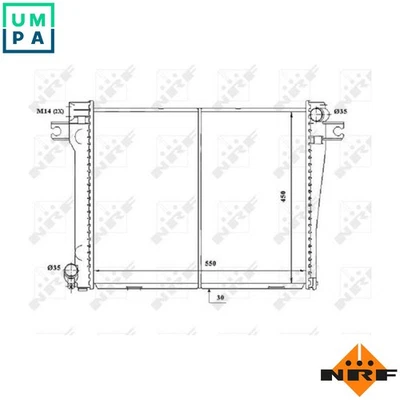 RADIATOR ENGINE COOLING 58338 FOR M20 B27 2.7L M20 B20 2.0L M20 B23 2.3L 6cyl - Image 1 of 4