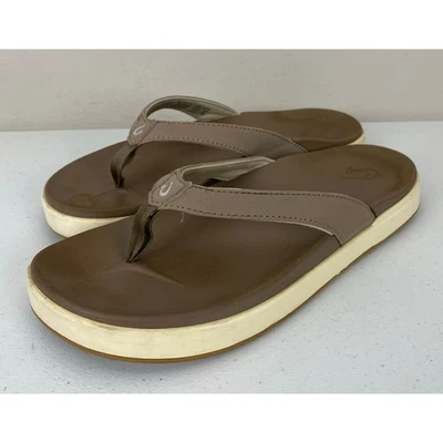 Mujer OluKai Nu'a Pi'o Tanga Chanclas Sandalias Zapatos, 9 Foto 1 de 4
