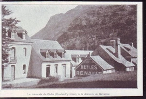 1928 -- LA TRAVERSEE DE GEDRE PUBLICITE HUILES RENAULT W261 - Picture 1 of 1