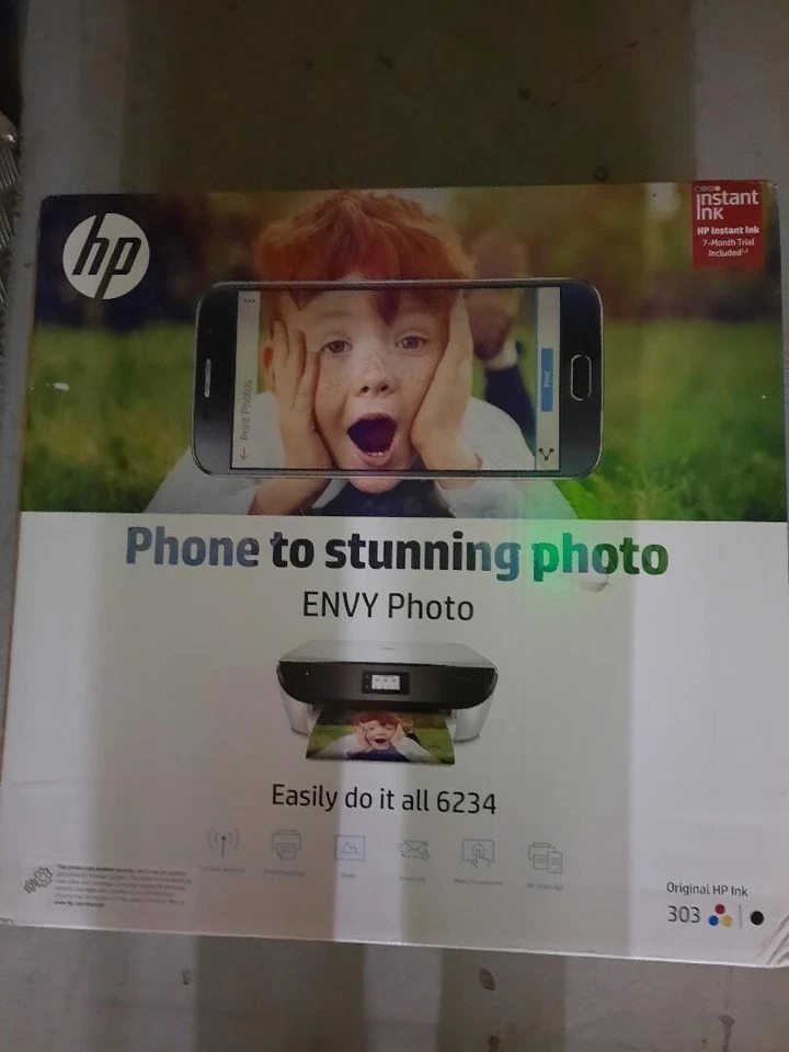 HP Envy Photo 6234 All-in-One Wireless  Inkjet Printer - NEW - Image 1 of 1