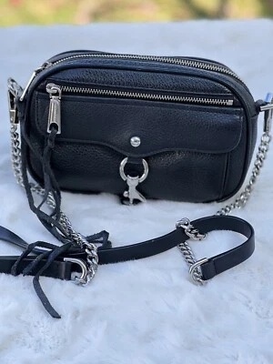 Rebecca Minkoff Leather Blythe Crossbody black color leather women bag - Image 1 of 4