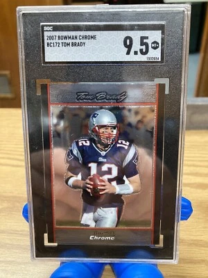 Bowman Chrome Tom Brady Base 2007 SGC 9,5 #BC172 Patriots 🔥 Foto 1 de 2
