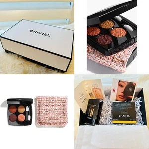 NIB CHANEL LES 4 OMBRES TWEED 03 TWEED FAUVE Come With a Real Chanel Gift Box - Picture 1 of 7