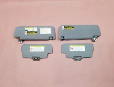 2003-2009 Lexus GX470 conjunto de para-sol cinza esquerdo direito iluminado fabricante de equipamento original - Imagem 1 de 4