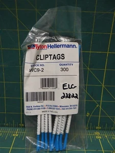 Hellermann Tyton Clip-Tags Wire Marker Number "2" *Lot of 300* 16ga to 10ga - Picture 1 of 2
