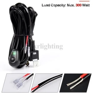 Wiring Harness Kit 12V 40Amp Fuse Relay ON/OFF Switch Wire LED Work Light Bar - Picture 1 of 7
