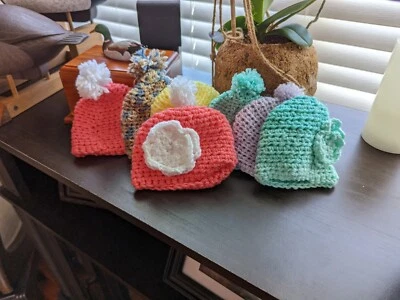 handmade crochet baby hat - Image 1 of 4