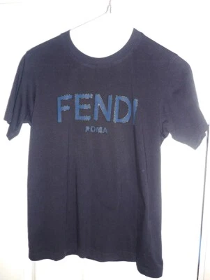FENDI ROMA BLACK T-SHIRT XS - Image 1 of 4