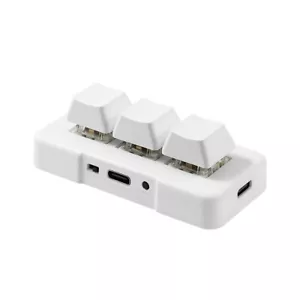 PC USB Footswich Mini 3-Key Bluetooth mechanical music macro customize Keyboard - Picture 1 of 10