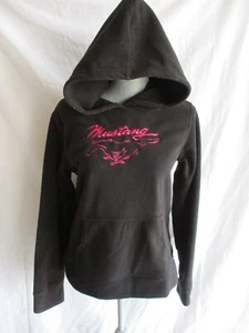 Sudadera con capucha Mustang rosa 40 aniversario vintage para mujer con bolsillos delanteros XL - Imagen 1 de 8