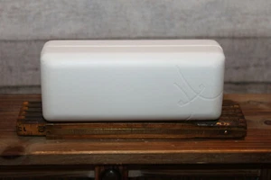 Frieze Frames Eyeglass Hardshell Case White with Red Inside - Picture 1 of 11