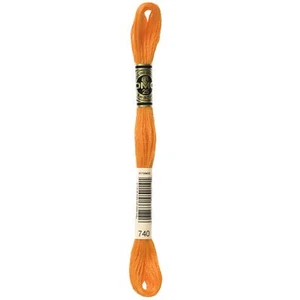DMC 6-Strand Embroidery Cotton 8.7yd-Tangerine - 12 Pack - Picture 1 of 1