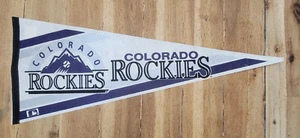 Colorado Rockies Baseball MLB Official Licensed Product Pennant 12 x 30 EUC - Picture 1 of 5
