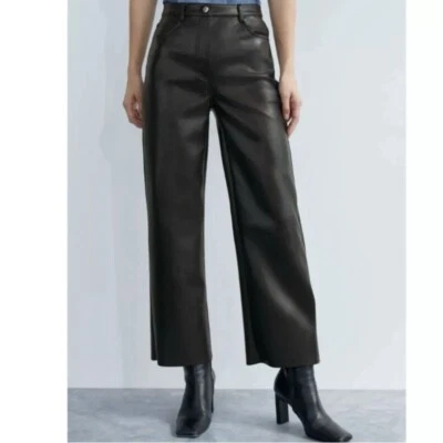 Wilfred Aritzia Melina High-Waisted Vegan Leather Pant in Black Size 2 - Image 1 of 4