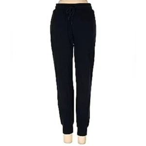 Aritzia Sunday Best Comfy Black Casual Joggers Drawstring Waist Size Medium - Picture 1 of 8