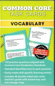 Common Core Task Cards  *** Vocabulary Language *** Grade 5   EP3358 - Picture 1 of 2