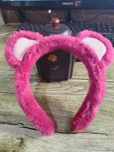Resort Toy Story Lotso Bear Strawberry Plush Headband Clothing Ear 01 - Picture 1 of 4