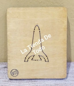 CUCHILLA DE CORTE DE PAPEL MADERA TROQUEL COHETE SE ADAPTA A ACCUCUT SYS LEER - Imagen 1 de 4