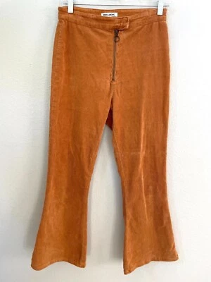 Billabong Womens 29 Road Flare Cropped Corduroy Pants High Waist - Image 1 of 4