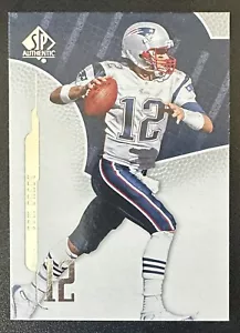 2008 SP Autentico Football TOM BRADY #7 Patriots - Foto 1 di 2