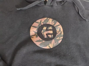 Vintage Y2K Etnies Skate Cyber Goth Grunge Gunner Hoodie USA Size XL - Picture 1 of 19