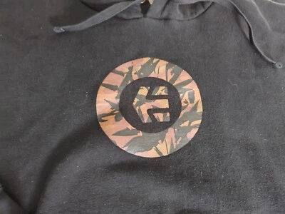 Sudadera con Capucha Vintage Y2K Etnies Skate Cyber Goth Grunge Gunner EE. UU. Talla XL Foto 1 de 4