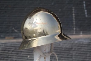 Greek helmet Its a Boeotian-Pilos type 1.2mm Brass/ Boeotian helmet / Handmade - Picture 1 of 6