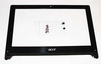 Bisel y tornillos de cubierta de pantalla frontal de 10,1" AP0DM000700 - Netbook Acer One D260 NAV70 Foto 1 de 4