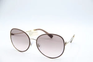 NEW BVLGARI 6106-B 2036/3B BROWN GOLD GRADIENT AUTHENTIC FRAMES SUNGLASSES 59-17 - Picture 1 of 5