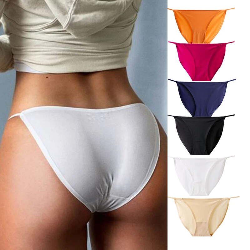 Pack Of 6 Womens Sexy Seamless Panties Lot Brief String Bikinis Undies Underwear - Image 1 of 4