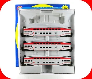 Escala HO ***CALTRAIN*** Juego de pasajeros Bombardier #113, 219, 227 -- ATHEARN 25990 - Imagen 1 de 5