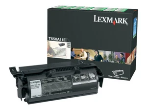 Lexmark R-Toner T650/652/654/656 Toner schwarz ca.7.000 Seiten T650A11E T650H80G - Picture 1 of 1