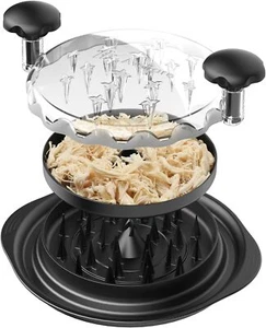 Pro Chicken Shredder, 10.8" Visible Meat Shredders Tool Twist with Separate Plat - Picture 1 of 6