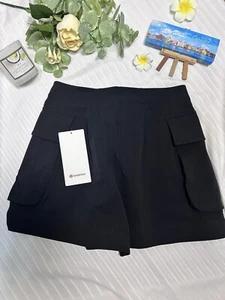 Nuevo con etiquetas $118 Pantalón Corto Lululemon Calce Relajado SHR 4"- NEGRO - Talla 12 - Imagen 1 de 8