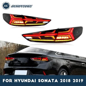 LED Tail Lights For Hyundai Sonata 2018 2019 4pcs Smoked Rear Start up Animation - Bild 1 von 12
